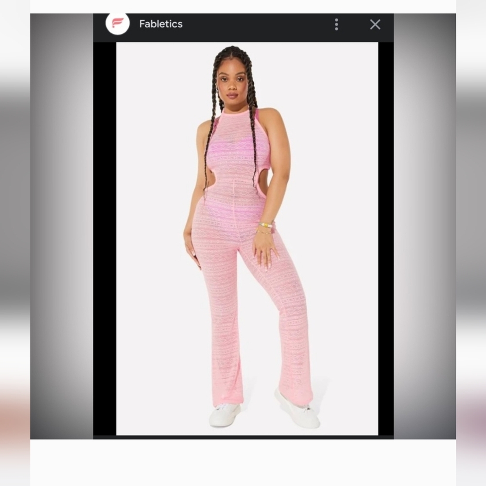 Yitty - Knit Slip Flare Leg Jumpsuit